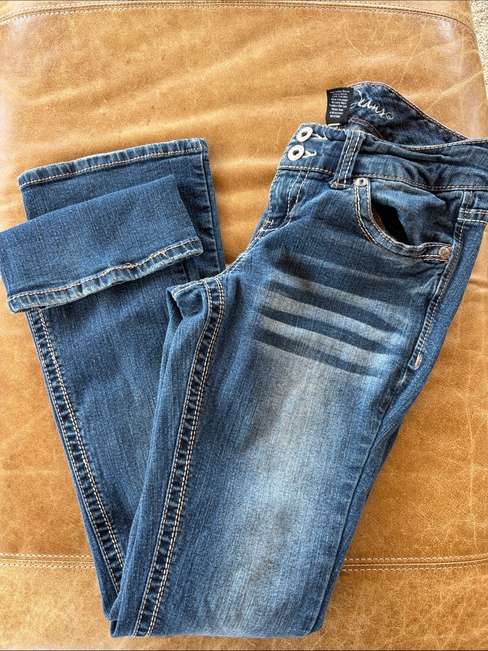 Ariya Women’s Blue Stretch Denim Jeans - Classic Mid Wash